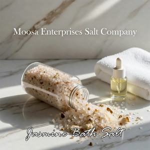 Sal de Baño Natural Ecológica del Himalaya con Aceite Aromático de Jazmín, para Spa, Jardín, Relajación, Terapia, Cuidado de la Piel, Mezcla de Cristales Aromáticos Puros - Product Image 6