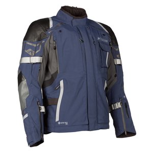 Veste de moto imperméable pour homme Kodiak, manches longues, bleu gris, GORE-TEX Pro, polyester/nylon, toutes saisons - Product Image 5