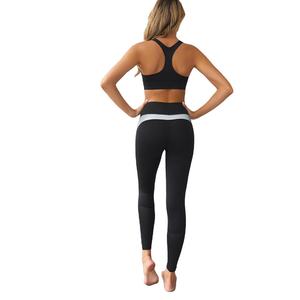 Conjunto Deportivo de Dos Piezas con Logotipo Personalizado y Malla Reflectante para Mujer, Bra Deportivo y Pantalones Cortos, Tallas Grandes, Ropa Deportiva para Yoga, Gimnasio y Fitness, Venta al Por Mayor - Product Image 5
