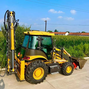 Nuevo fabricante TDER mini cargador frontal 4 ruedas motrices 2.5ton retroexcavadora a la venta - Product Image 6