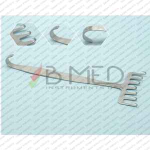 เครื่องมือยกคิ้วคุณภาพพรีเมียม OR เกรด คอร์โนอา บราวลิฟท์ เรทรัคเตอร์ 7 ง่ามคม ฟรีแมน เฟซลิฟท์ 70 มม. เครื่องมือศัลยกรรมกระดูก - Product Image 2