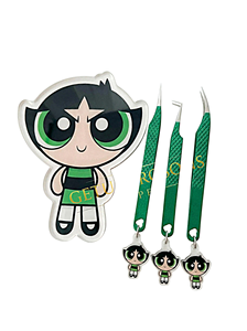 แหนบต่อขนตาแบบมืออาชีพ ปลายเรียบ 10 มม. ปลายสีเงิน พร้อมพวงกุญแจโลโก้สั่งทำ อุปกรณ์เสริมความงาม - Product Image 6