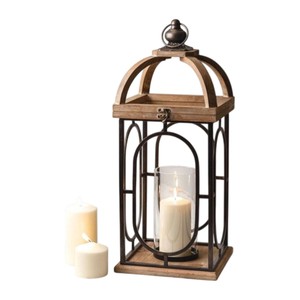 Lanterne porte-bougie en bois très vendue pour centre de table de mariage, éclairage intérieur, décoration de chambre, ou cadeau - Product Image 5
