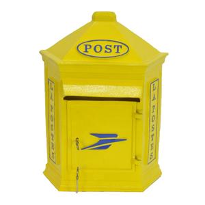 Boîte aux lettres en métal personnalisable en couleur et design, pour montage mural, en fonte, décorative, pour colis et journaux. - Product Image 2