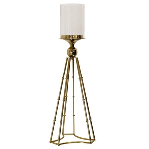 Grand chandelier en laiton avec support cylindrique pour la décoration de la maison, design durable - Product Image 5