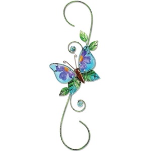 Metal Hummingbird Garden <b>Hook</b> Handmade Wall <b>Hanging</b> Decor Green Animal Design Outdoor Art Thick Solid Steel Metal Garden <b>Hooks</b> - Product Image 4