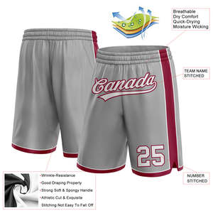 Customized Sublimation Shorts for Men Sports Team Shorts Club Name Shorts Training Shorts <b>Custom</b> Logo Shorts Manufacturer - Product Image 5