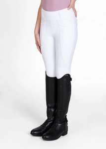 Pantalons d'équitation pour enfants et femmes OEM, tissu extensible doux, coupe personnalisée, haute qualité, pantalons d'équitation de dressage pour enfants, sur mesure - Product Image 6