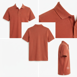Custom Mens 100% Cotton Golf <b>Polo</b> Shirt Short Sleeve Knitted Breathable Casual Embroidered Logo OEM ODM Wholesale Manufacturer - Product Image 3
