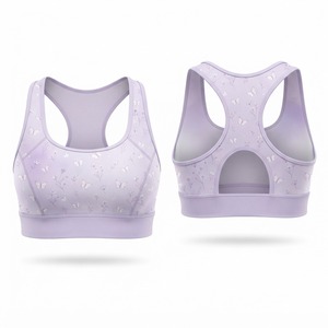 Sujetador Deportivo de Fitness MMA para Mujer, Top Corto Personalizado con Estampado Completo, Tejido Transpirable de Secado Rápido, Flexible y Atlético - Product Image 3