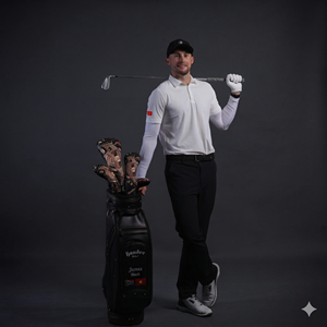 ชุดคลุมหัวไม้กอล์ฟ Handee Golf ทำจากหนัง PU กันน้ำ ทนทาน ลาย King สีดำทอง - Product Image 6