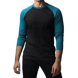 Camiseta de manga corta/larga unisex, informal, de algodón, raglán, original, deportiva, informal - Product Image 1