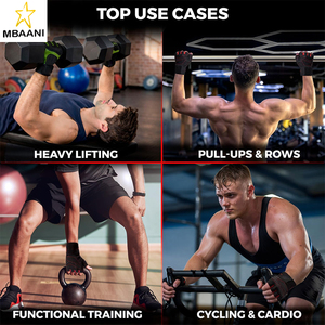 Comfortable Gym <b>Gloves</b> with Enhanced Grip for Safety – <b>Weight</b> Lifting Protection with Wrist Wraps Support for Performance Boost - Product Image 5