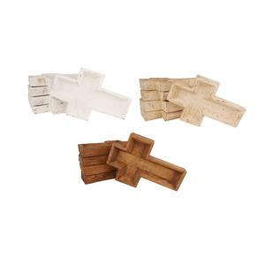 Bols à pâte en bois d'acacia de luxe romantiques et écologiques faits à la main au Viet Nam pour la décoration intérieure, bougies au parfum de cannelle - Product Image 1