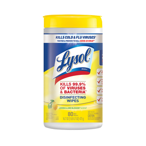 Toallitas desinfectantes Lysol antibacterianas para el cuidado de superficies, alta calidad, stock al por mayor - Product Image 1