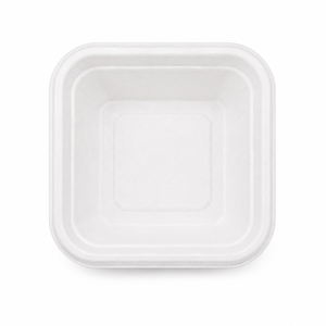 Canejoy Bagasse Square Desert Bowl Eco-Friendly Compostable Disposable Microwave Safe <b>Freezer</b> Safe Heavy Duty 125ml - Product Image 1