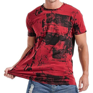 เสื้อยืดแฟชั่นฮิปฮอปผู้ชายขายส่ง สวมใส่สบาย ผ้าฝ้าย 100% ทรงปกติ เนื้อผ้านุ่ม - Product Image 4