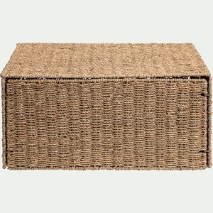 Rectangular seagrass <b>basket</b> with a sturdy iron frame Handmade <b>Storage</b> <b>Basket</b> Wholesale eco-friendly Made in Viet Nam - Product Image 3