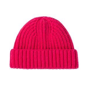 Bonnet tricoté de haute qualité en gros pour femmes chapeau d'hiver en polyester acrylique avec bord de manchette 2025 - Product Image 1