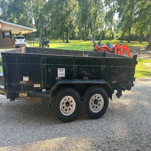 Fast Delivery Big Tex New <b>5</b> X 10 Low Profile Dump Trailer with Barn Doors Steel and <b>Iron</b> Semi Box Truck Trailer Flatbed - Product Image 5