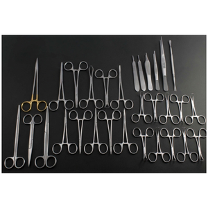 Kit d'instruments chirurgicaux vétérinaires 30 pièces en acier inoxydable allemand, instruments chirurgicaux orthopédiques manuels pour chien, certifié CE - Product Image 5