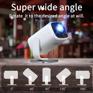 Mini Pocket <b>Projector</b> 1080P Full HD <b>LED</b> Android WiFi Portable LCD Display Built-in Speakers Type-C Power Bank for Home Theater - Product Image 1