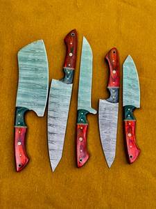 Juego de Cuchillos de Cocina Forjados a Mano, Colección de Cuchillos de Chef de Acero con Alto Contenido de Carbono - Product Image 3
