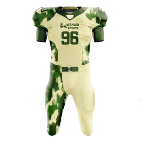 Uniforme de Fútbol Americano con Diseño Impreso 2026 en Venta, Uniforme de Fútbol Americano Moderno de Manga Corta - Product Image 2