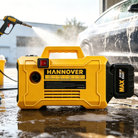 Pompe de lavage de voiture sans fil portable à batterie lithium haute efficacité 21V OEM pour voiture et clôture
