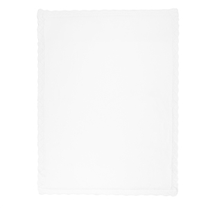 Eco-Friendly Cute Customizable Knitted Baby <b>Throw</b> Blanket 100% Cotton <b>White</b> Rectangle 209-278g Heirloom Vietnam Machine - Product Image 6
