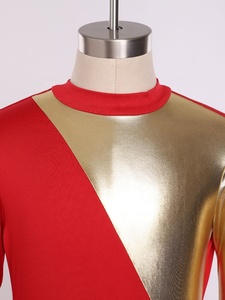 Vestido Metálico con Leggings para Niñas de 6 a 16 Años, Traje de Coro de Iglesia, Danza Lírica Moderna y Contemporánea, Actuaciones, Danzas de Alabanza - Product Image 3