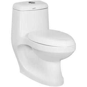 WC monobloc en céramique à poser au sol, type occidental, avec siphon en S ou en P, pour salle de bain, blanc, fabricant et fournisseur, Inde - Product Image 1