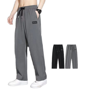Pantalon Homme Vintage Mi-Léger Coupe Droite Slim Écologique 100% Polyester Respirant Confortable Imperméable – Grande Vente - Product Image 1