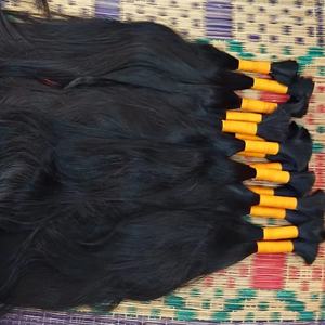 Cabello Remy indio crudo a granel Cabello humano recto Sensación suave y cómoda - Product Image 5