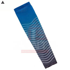 Mangas de compresión deportivas personalizadas para golf, voleibol, baloncesto y ciclismo para hombres y mujeres, mangas de compresión de color sólido con talla personalizada. - Product Image 6