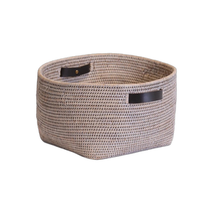 Panier de rangement pour linge en rotin multifonctionnel écologique de haute qualité, panier à linge en osier naturel, organisation des vêtements, fait main au Vietnam - Product Image 3