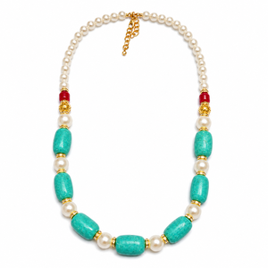Elegante Collar de Cuentas de Vidrio Hecho a Mano, Joyería de Moda con Cuentas Coloridas para Uso Casual, Étnico y de Diseño - Product Image 1