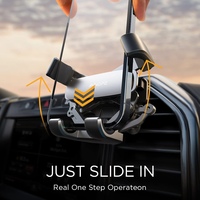 Support de téléphone portable pour voiture AINOPE 2026 amélioré à clipser sur grille d'aération, support de téléphone à gravité mains libres pour iPhone 17 16 Pro Max Plus