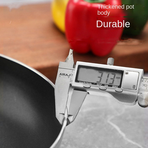 Modern <b>Ceramic</b> Coated Saute <b>Pan</b> With Lid Eco Friendly Nonstick Surface Heavy Duty Forged Construction - Product Image 6