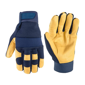 Guantes de Trabajo de Cuero 100% Genuino en Oferta, Personalizables, de Alta Calidad, Guantes de Seguridad - Product Image 6