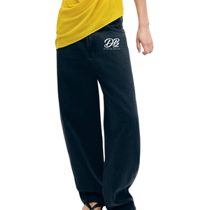 Jeans de Mezclilla de Cintura Alta para Mujer, Pantalones Casuales Elegantes, Pantalones de Pierna Recta, Ropa Cómoda para el Día a Día, Venta al Por Mayor - Product Image 1