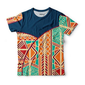 Camisetas Vintage de sublimación para hombre de alta calidad, 200 gramos de tela, peso, cuello redondo, estilo informal con diseño de patrón de impresión único - Product Image 1