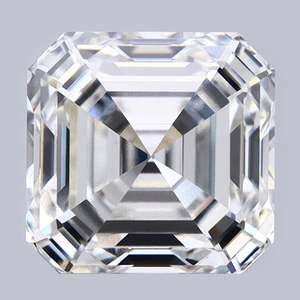 Diamant de laboratoire de haute qualité 1-8 carats, taille Asscher excellente, couleurs D E F G H, clarté certifiée IGI, CVD, pour bijoux en or. - Product Image 3