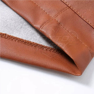 Trendy Men <b>Leather</b> <b>Shorts</b> Mid Waist Solid Casual Breathable Eco-Friendly Premium Quality Streetwear Everyday Styling Drawstring - Product Image 5
