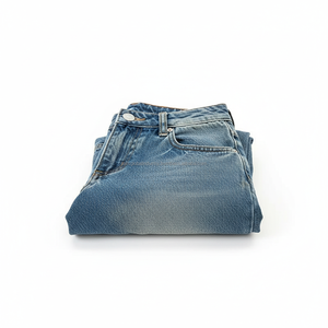Pantalon pour homme à jambe courbée, bleu, coupe ample, sur mesure, OEM, vente en gros - Product Image 6