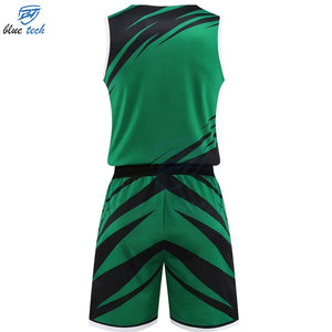 ชุดยูนิฟอร์มบาสเก็ตบอลฤดูร้อนคุณภาพสูงสำหรับผู้ชาย แบบไม่มีแขน ระบายอากาศได้ดี แห้งเร็ว ไซส์ใหญ่พิเศษ รับสกรีนโลโก้และออกแบบลายพิมพ์ - Product Image 3