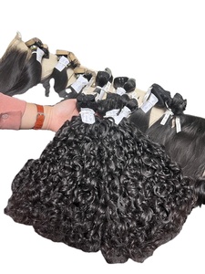 Extensions de cheveux birmans bouclés Cheveux ondulés cambodgiens vietnamiens Cheveux bruts pour le Nigeria Afrique du Sud Sénégal Vente directe - Product Image 2