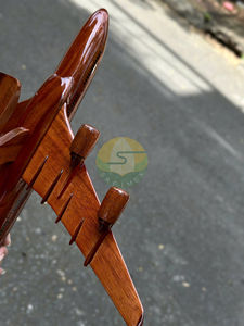 Modelo a Escala de Madera del Airbus A380, Kit Completo de Fábrica en Vietnam/Modelo de Avión Civil A380 Hecho a Mano en Vietnam - Product Image 6