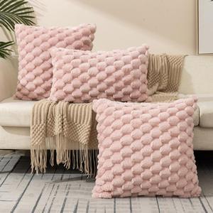 50x50cm Velvet Cushion <b>Cover</b> Square <b>Throw</b> Pillow Solid Color <b>Bed</b> Cushion Lumbar Pillow for Living Room Home Decor Wholesale - Product Image 6
