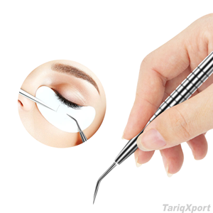 Pince à cils professionnelle pour faux cils, applicateur de cils artificiels, usage en salon de beauté, acier inoxydable, logo personnalisé, outil de lifting des cils - Product Image 5
